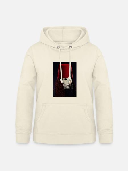 Buckethead x Albert Camus Collage - Frauen Hoodie - Vanille-Milchshake