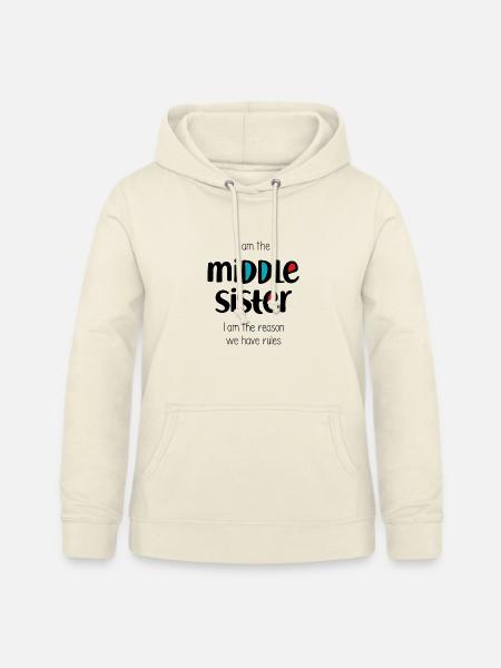 Mittlere Schwester - Frauen Hoodie - Vanille-Milchshake