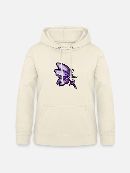 Lila Traumflügel-Fee - Frauen Hoodie - Vanille-Milchshake