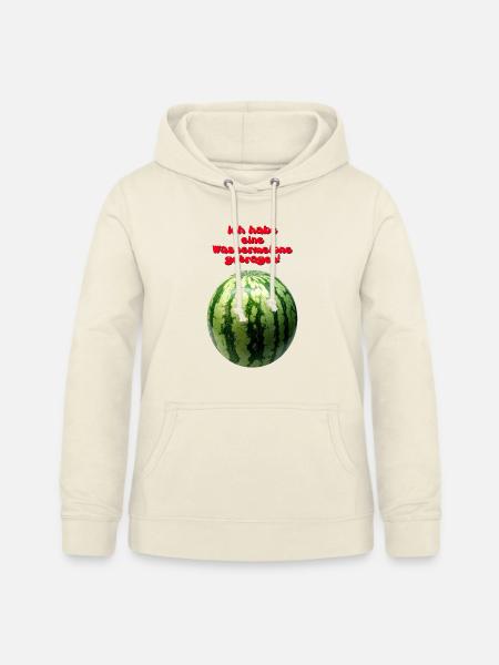 wassermelone getrage - Frauen Hoodie - Vanille-Milchshake