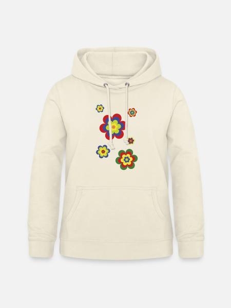 limited edition 3b flower power - Frauen Hoodie - Vanille-Milchshake