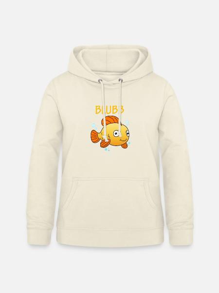 Blubb Goldfisch Süßer Fisch Aquarium Fischchen - Frauen Hoodie - Vanille-Milchshake