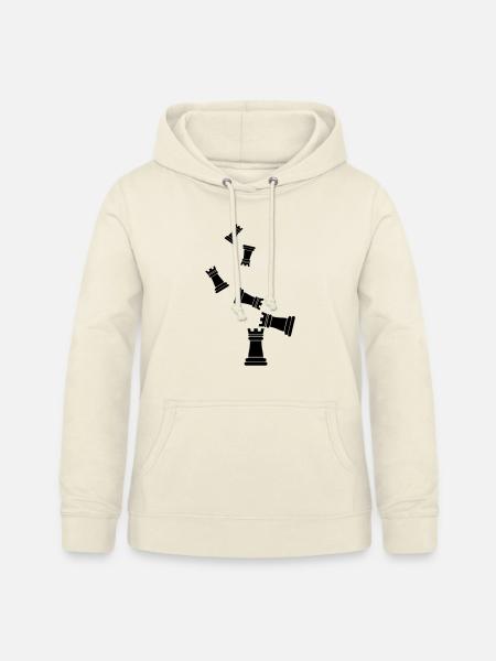 Schachfigur Turm - Frauen Hoodie - Vanille-Milchshake