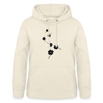 La chance de Cloverleaf - Sweat à capuche Femme - vanille - Devant - AI Model Female 172 light (172cm)