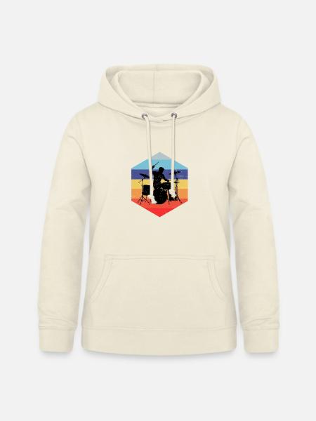 Geschenkidee für den Drummer mit Schlagzeugspielen - Frauen Hoodie - Vanille-Milchshake