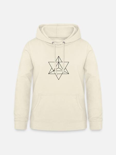 Merkaba - Frauen Hoodie - Vanille-Milchshake