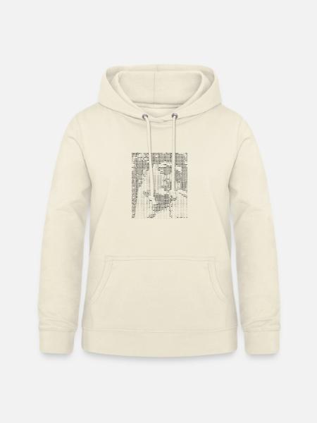 Michelangelo David ASCII-Kunst - Frauen Hoodie - Vanille-Milchshake