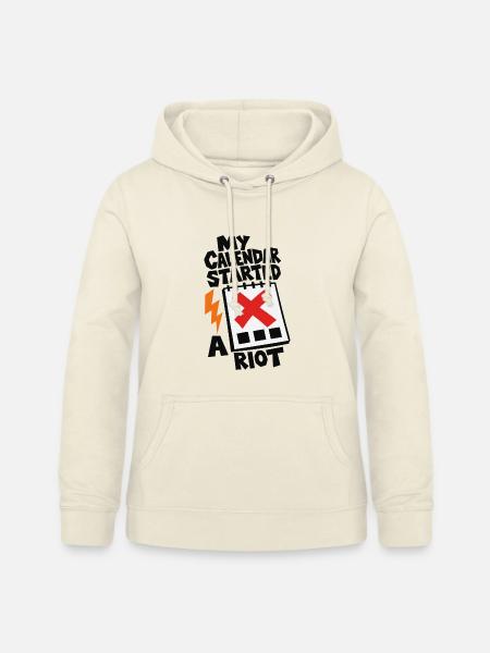 Kalender im Aufruhr - Frauen Hoodie - Vanille-Milchshake