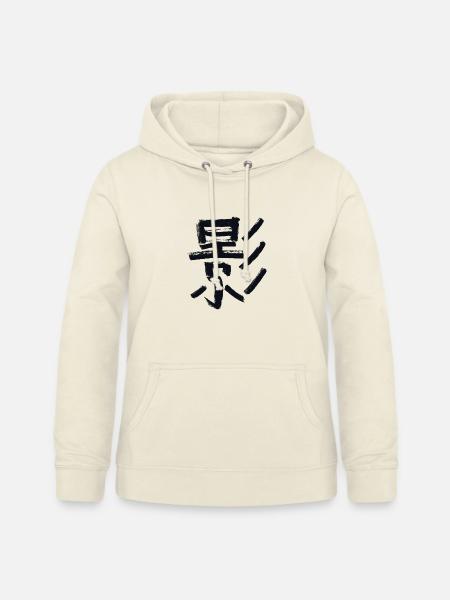 Schatten - Auf Japanisch / Kohle - Frauen Hoodie - Vanille-Milchshake
