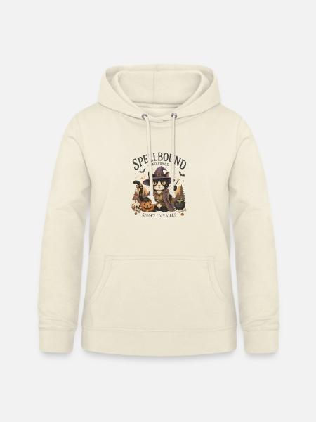 Verzauberte Katzenhexe - Frauen Hoodie - Vanille-Milchshake