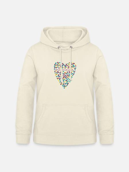 Karneval mit Herz - Frauen Hoodie - Vanille-Milchshake