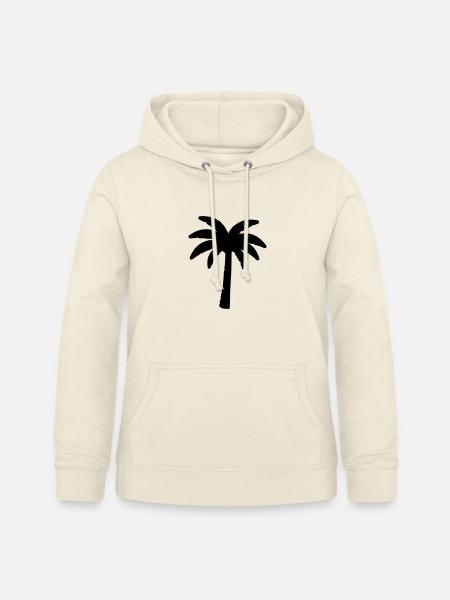Palme - Frauen Hoodie - Vanille-Milchshake