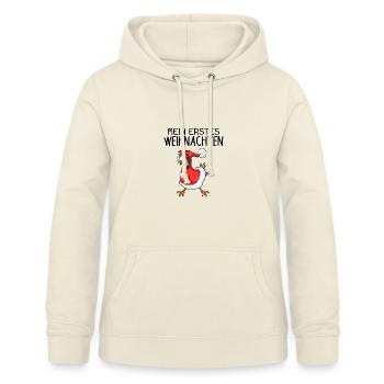 Weihnachtshuhn Frohe Weihnachten Huhn Baby Spruch - Frauen Hoodie - Vanille-Milchshake - Vorne - AI Model Female 172 light (172cm)