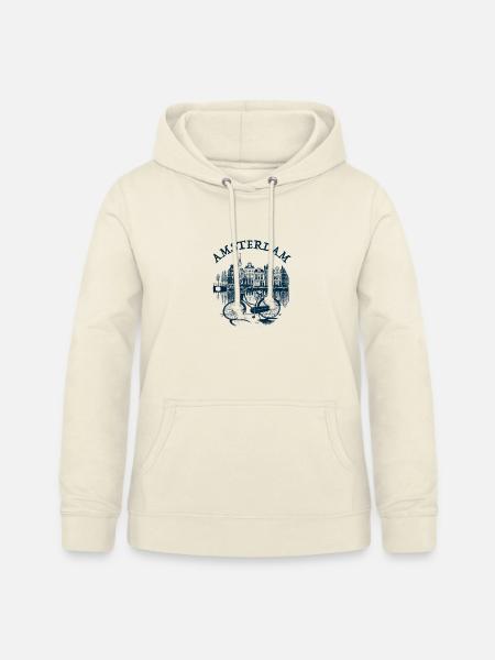 Amsterdam Cycling - Frauen Hoodie - Vanille-Milchshake