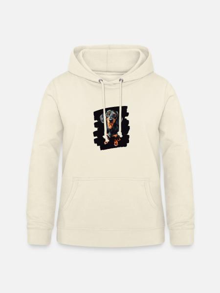 Dackel - Frauen Hoodie - Vanille-Milchshake
