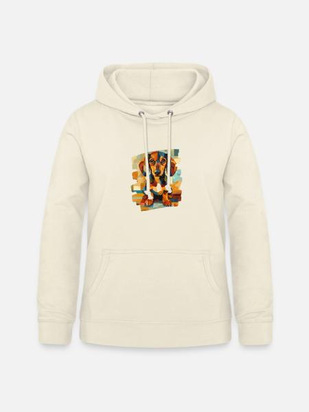 Dackel Dachshund - Frauen Hoodie - Vanille-Milchshake