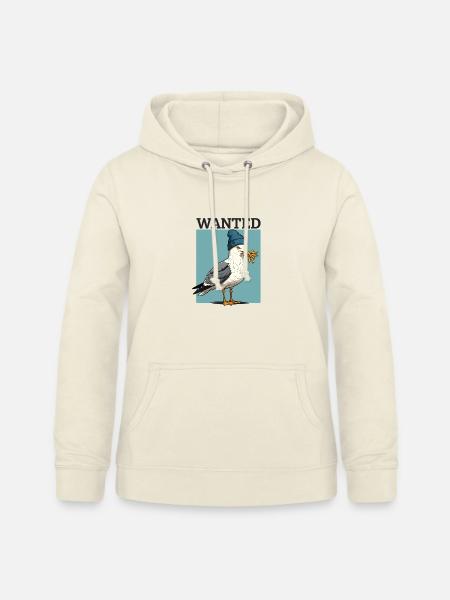 Gesuchte Möwe Mit Pommes - Frauen Hoodie - Vanille-Milchshake