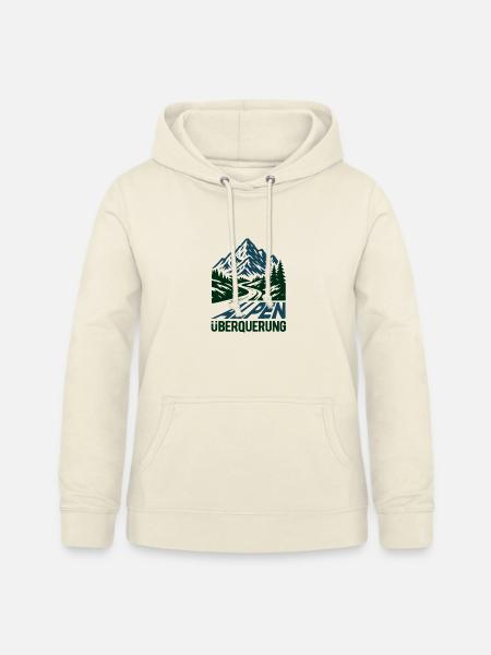 Alpen Überquerung 2026 - Wandern - Frauen Hoodie - Vanille-Milchshake