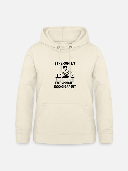 witziger physio spruch therapeut gigapeut - Frauen Hoodie - Vanille-Milchshake