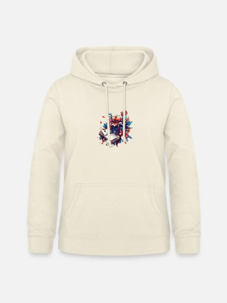 Blütenlese Buchzauber - Frauen Hoodie - Vanille-Milchshake
