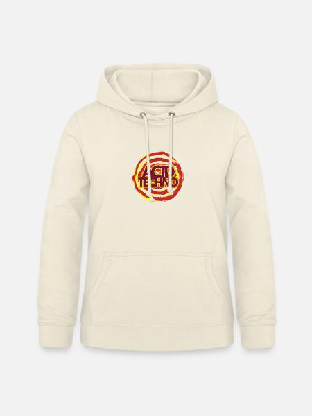 Acid Techno Neon-Logo - Frauen Hoodie - Vanille-Milchshake