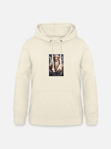 Zeus Porträt - Frauen Hoodie - Vanille-Milchshake