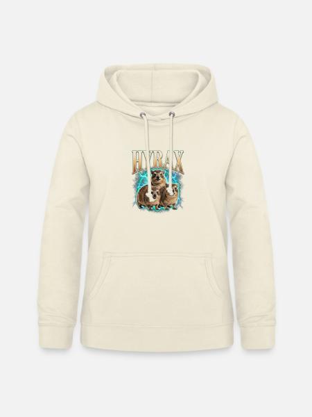 Klippschliefer im Bootleg Stil - Frauen Hoodie - Vanille-Milchshake