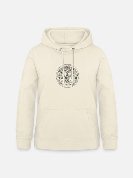 Permakultur-Ethikbaum - Frauen Hoodie - Vanille-Milchshake