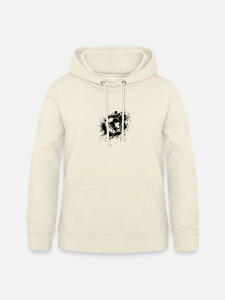 Fußball - Frauen Hoodie - Vanille-Milchshake