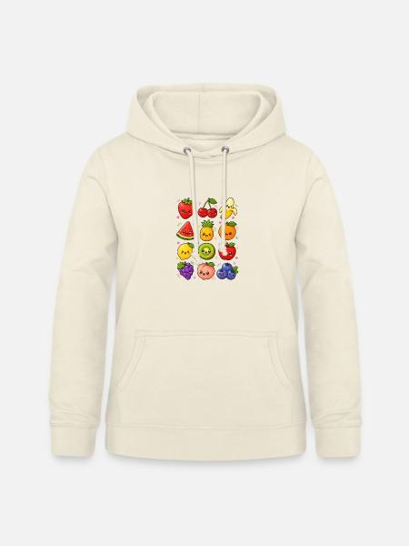 Kawaii Obst | Früchte & Sommer - Frauen Hoodie - Vanille-Milchshake