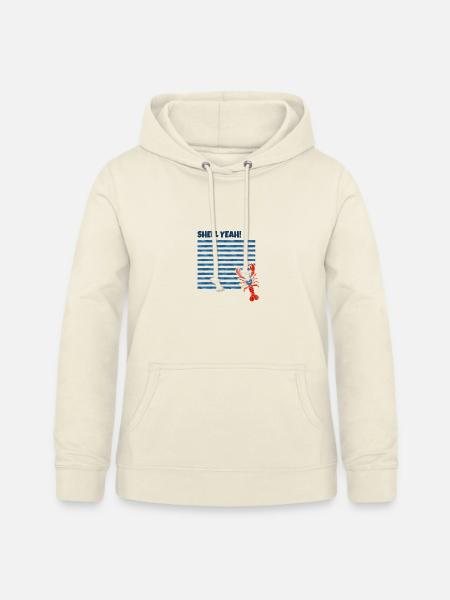 SHELL YEAH! – Lustiges Hummer & Küsten Design - Frauen Hoodie - Vanille-Milchshake