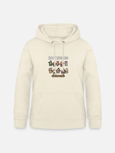 Heiliger Helden, Allerheiligen, westlicher Christ - Frauen Hoodie - Vanille-Milchshake