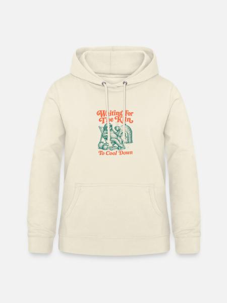 Wartend Darauf, Dass Der Ofen Abkühlt, - Frauen Hoodie - Vanille-Milchshake
