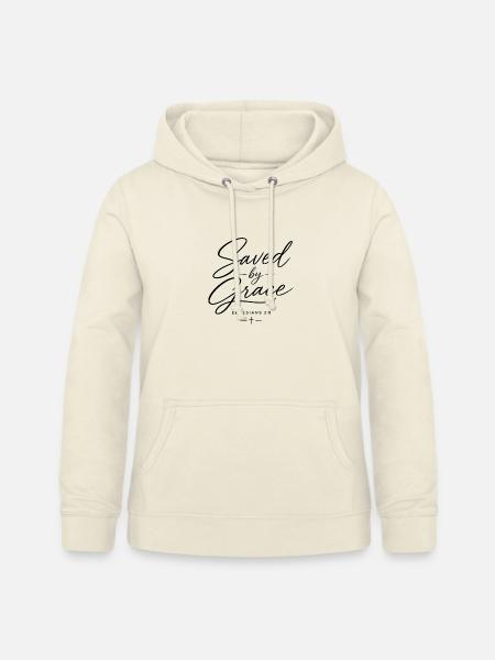 Gerettet durch Gnade - Frauen Hoodie - Vanille-Milchshake