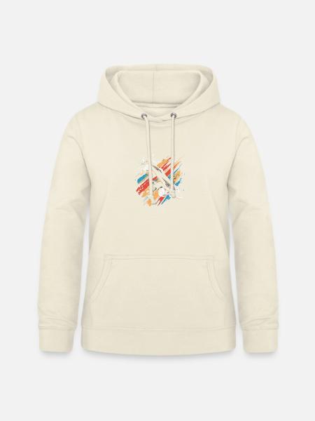 Skateboard Farbkleckse - Frauen Hoodie - Vanille-Milchshake