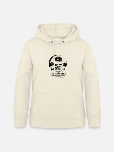 Universum, das sich selbst erlebt - Frauen Hoodie - Vanille-Milchshake