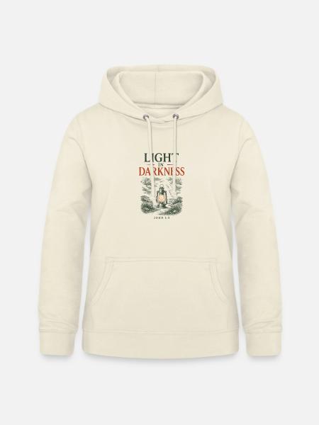 Licht in der Dunkelheit - Frauen Hoodie - Vanille-Milchshake