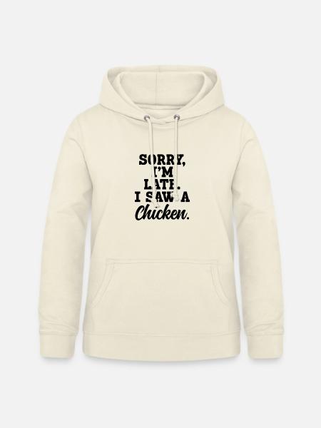 Huhn Spruch Humor - Frauen Hoodie - Vanille-Milchshake