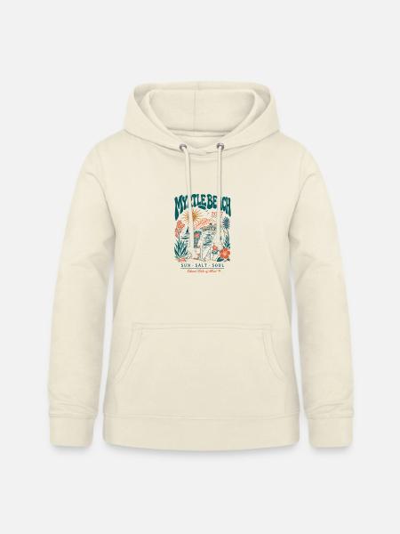 Myrtle Beach Retro Strand 2027 - Frauen Hoodie - Vanille-Milchshake