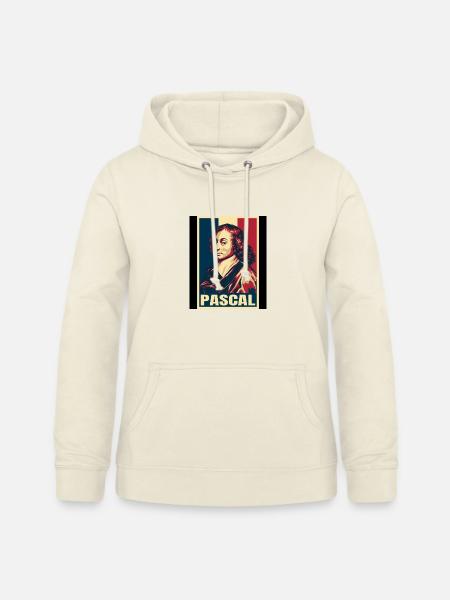 Blaise Pascal France Pop Art - Frauen Hoodie - Vanille-Milchshake