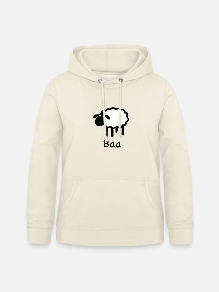 Niedliches Baa-Schaf | Pyrenäenlinien-Labor - Frauen Hoodie - Vanille-Milchshake