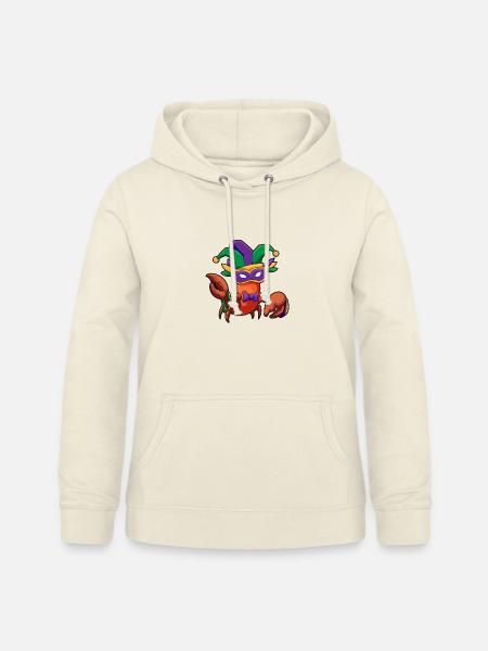 Mardi Gras Krebs - Frauen Hoodie - Vanille-Milchshake