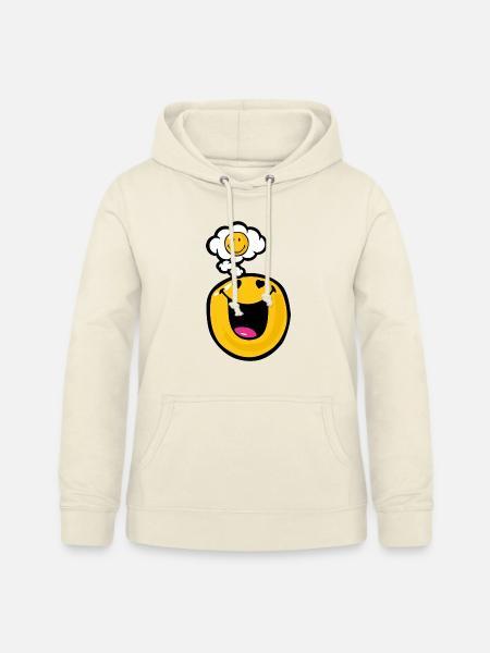 Smiley Love Infatuation - Frauen Hoodie - Vanille-Milchshake