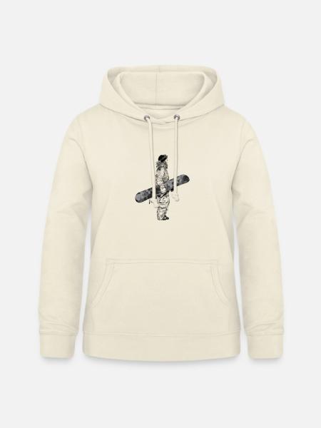 Freerider Snowboarder - Frauen Hoodie - Vanille-Milchshake