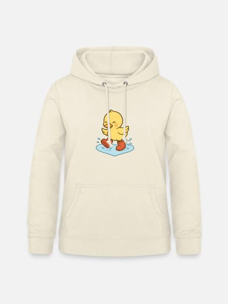 QuackSplash Quietscheente in Stiefeln - Frauen Hoodie - Vanille-Milchshake