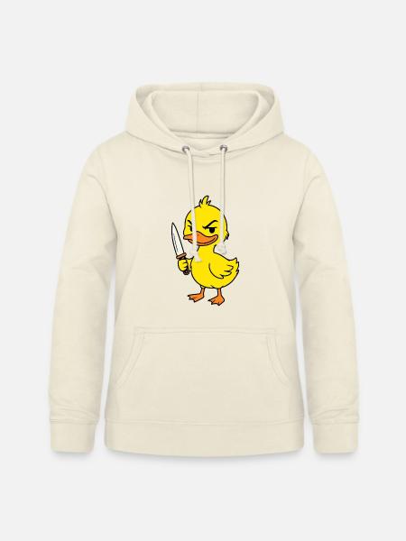 Baby Ente Messer - Frauen Hoodie - Vanille-Milchshake