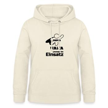 Super Mama Mutter Muttertag Familie Geschenk - Frauen Hoodie - Vanille-Milchshake - Vorne - AI Model Female 172 light (172cm)