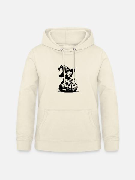 Halloween-Hund - Frauen Hoodie - Vanille-Milchshake