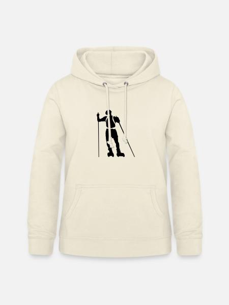 Nordic cross skating - Frauen Hoodie - Vanille-Milchshake