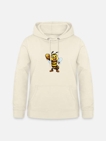 Biene mit Honig - Frauen Hoodie - Vanille-Milchshake